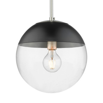 Dixon One Light Pendant in Pewter (62|3219-L PW-BLK)