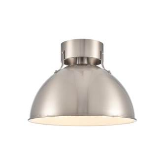 Zayne One Light Semi Flush Mount in Brushed Nickel (45|EC89734/1)