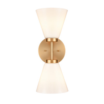 Houghton Two Light Vanity in Brushed Gold (45|EC89272/2)