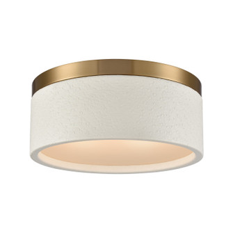 Engel Two Light Flush Mount in Satin Brass (45|82323/2)