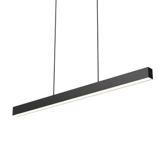 One Light Linear Pendant in Sandy Black (429|LNPD48-CC-V-BK)