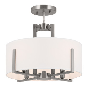 Malen Four Light Pendant/Semi Flush in Classic Pewter (12|52591CLP)