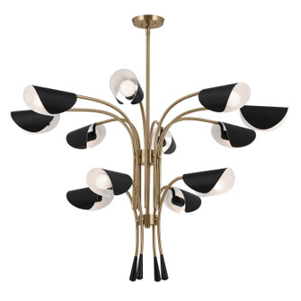 Arcus 12 Light Chandelier in Champagne Bronze (12|52561CPZBK)