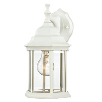 Exteriors White One Light Wall Fixture in Textured White (88|6783400)