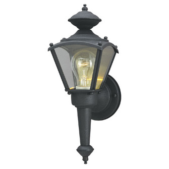 Exteriors Black One Light Wall Fixture in Matte Black (88|6698300)