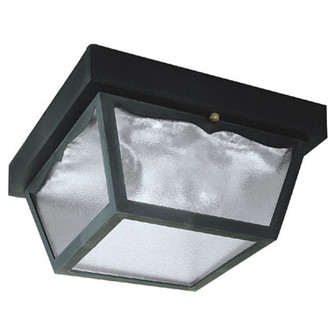 Exteriors Black Two Light Flush Mount in Black (88|6682300)
