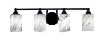 Paramount Four Light Bath Bar in Matte Black (200|3424-MB-3009)
