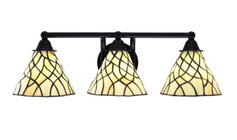 Paramount Three Light Bath Bar in Matte Black (200|3423-MB-9115)