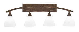 Bow Four Light Bath Bar in Bronze (200|174-BRZ-4761)