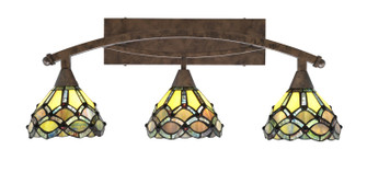 Bow Three Light Bath Bar in Bronze (200|173-BRZ-9435)