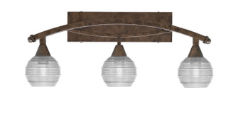Bow Three Light Bath Bar in Bronze (200|173-BRZ-5110)