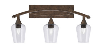 Bow Three Light Bath Bar in Bronze (200|173-BRZ-210)