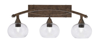Bow Three Light Bath Bar in Bronze (200|173-BRZ-202)