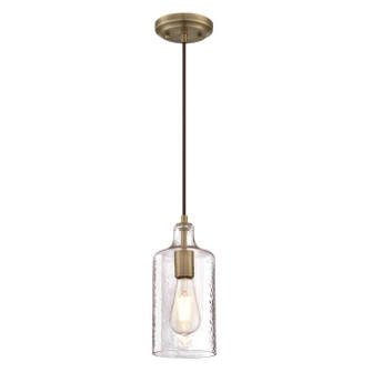 Carmen One Light Mini Pendant in Antique Brass (88|6371400)