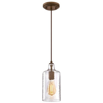 Carmen One Light Mini Pendant in Barnwood (88|6371300)
