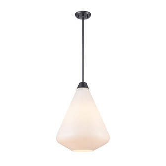 St Julian One Light Pendant in Graphie With True Opal Glass (214|DVP25805GR-TO)