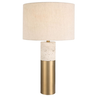 Gravitas One Light Table Lamp in Brushed Brass (52|30201-1)