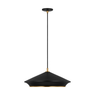 Stanza One Light Pendant in Midnight Black (454|TP1241MBKBBS)