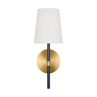 Monroe One Light Wall Sconce in Burnished Brass (454|KSW1081BBSNVY)