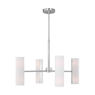 Capalino Eight Light Chandelier in Brushed Steel (454|DJC1058BS)