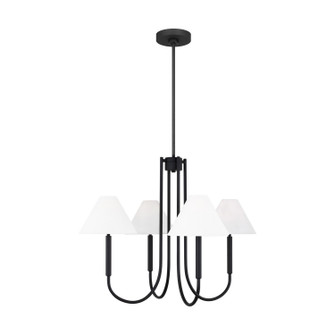 Porteau Five Light Chandelier in Midnight Black (454|DJC1024MBK)