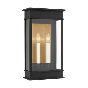 Cupertino Two Light Outdoor Wall Sconce in Textured Black (454|CO1472TXB)
