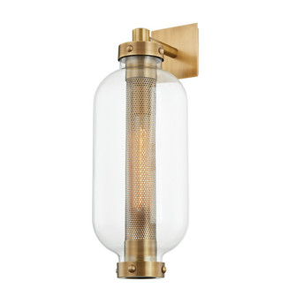 Atwater One Light Wall Sconce in Patina Brass (67|B7033-PBR)