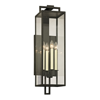 Beckham Four Light Wall Lantern in Forged Iron (67|B6383-FOR)