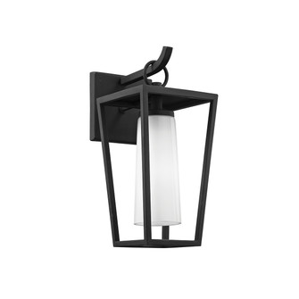 Mission Beach One Light Wall Lantern in Textured Black (67|B6351-TBK)