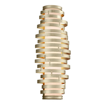 Vertigo Three Light Wall Sconce in Warm Silver Leaf (68|128-13-WSL)