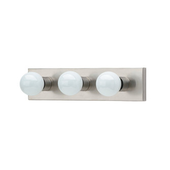 Center Stage Three Light Wall / Bath in Brushed Stainless (1|4737-98)