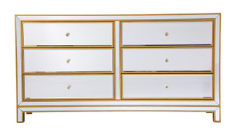 REFLEXION Dresser in Antique gold (173|MF72036G)