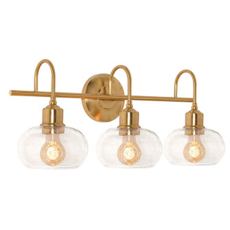 Laney Three Light Vanity in Vintage Gold (162|LNYV2410MBVG)