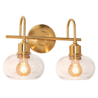 Laney Two Light Vanity in Vintage Gold (162|LNYV1510MBVG)