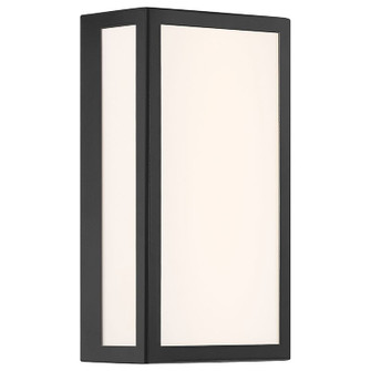 GEO Dual Voltage LED Outdoor Wall Mount in Black (18|20090LEDMG-BL/ACR)