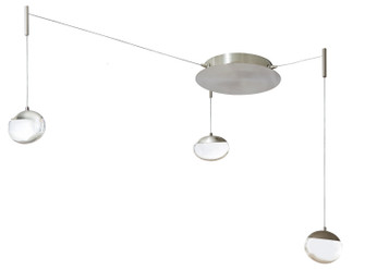 Athena LED Pendant in Brushed Nickel (397|10062PN-BN)