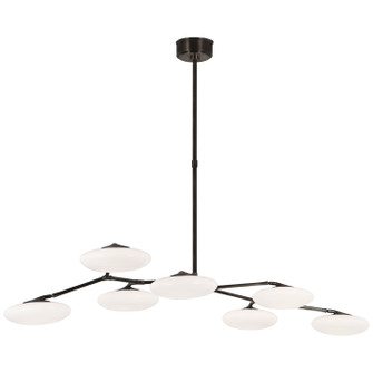 Brindille LED Linear Chandelier in Gun Metal (268|CD 5015GM-WG)