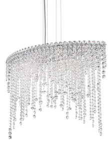 Chantant Six Light Linear Pendant in Polished Stainless Steel (53|CH3612N-401R)