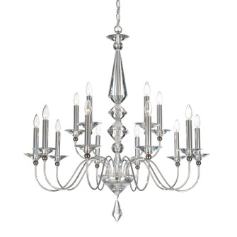 Jasmine 15 Light Chandelier in Silver (53|9685-40CL)