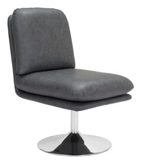 Rory Accent Chair in Gray, Chrome (339|102056)