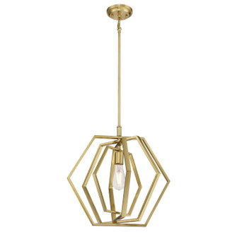 Holly One Light Pendant in Champagne Brass (88|6351200)
