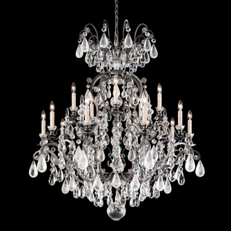 Renaissance Rock Crystal 16 Light Chandelier in French Gold (53|3573-26CL)