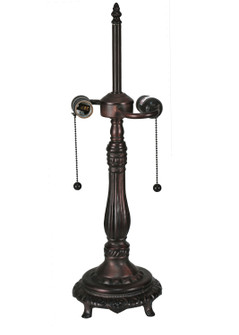 Footed Base Two Light Table Base Hardware in Mahogany Bronze (57|98881)