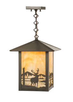 Seneca One Light Pendant in Craftsman Brown (57|96355)