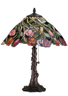 Spiral Tulip Two Light Table Lamp in Antique (57|82315)