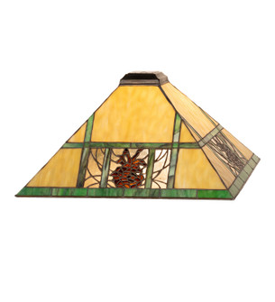 Pinecone Ridge Shade in Beige Amber Zasdy (57|81557)