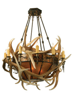 Antlers 18 Light Chandelier in Antique Copper (57|81310)