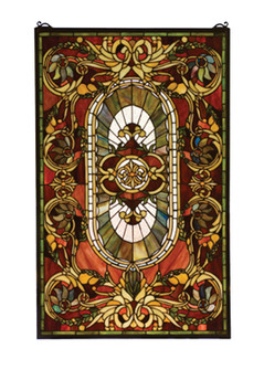 Regal Splendor Window in Burgundy Green/Blue Ha (57|78103)