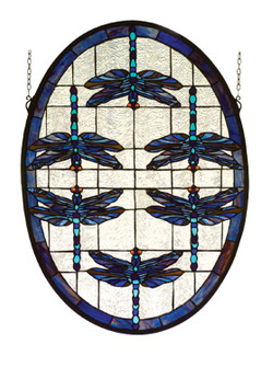 Dragonflies Oval Window in Zav Pbw Blue Pbw (57|78087)