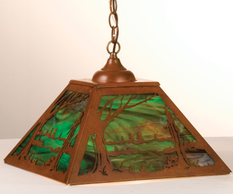 Quiet Pond Two Light Pendant in Rust (57|76320)